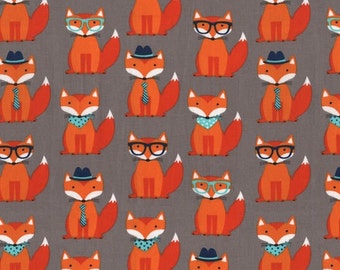 1 Children's Cot Sheet - Foxes