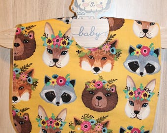 SMALL - Infant/Toddler/Preschool Water Resistant Bibs - Assorted patterns - Size SMALL