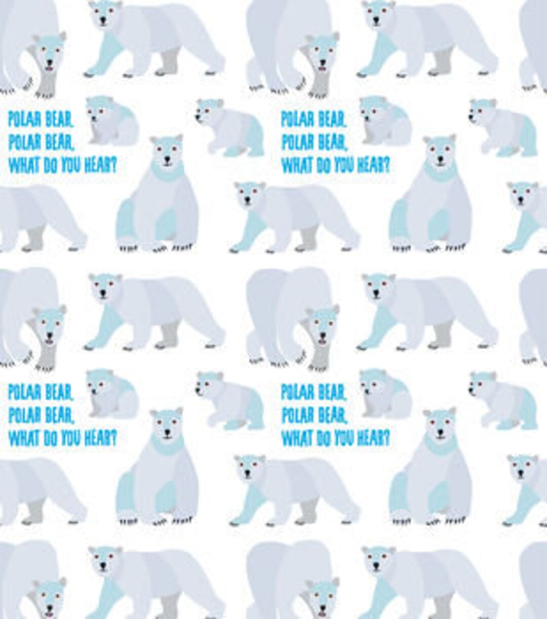 Fitted Pack N Play Sheet Eric Carle Polar Bear Standard Etsy