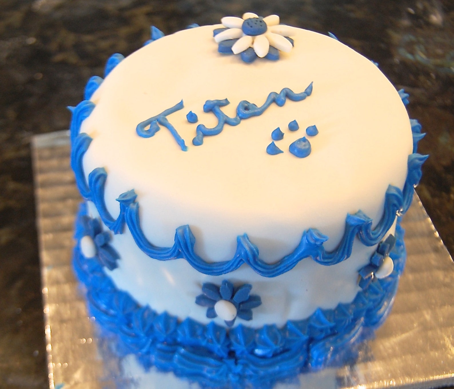 Dog Birthday Cake With Decorations and Your Dog's Etsy