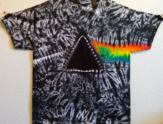 dark side of the moon tie dye
