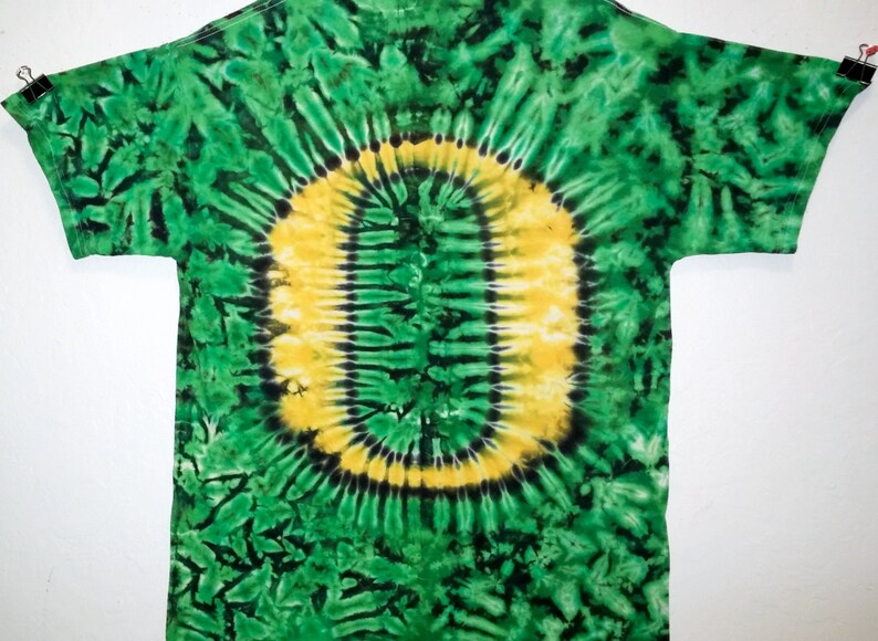 Tie Dye Oregon Ducks TShirt Eugene Custom Made Etsy