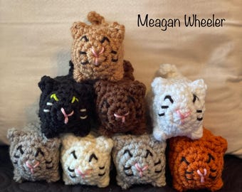 Kitten Plushy, Cat Plushy, Crocheted Kitten, Crocheted Cat, Cat Amigurumi, Kitten Amigurumi, Toy Kitten, Toy Cat