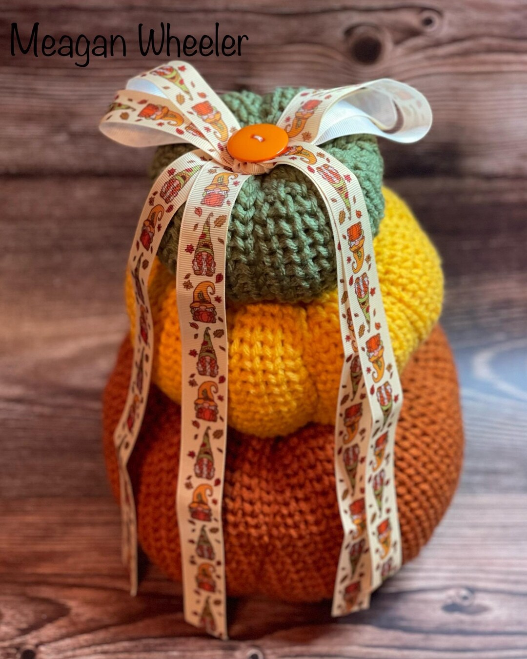 Fall Pumpkins Stack Fall Pumpkin Stack, Fall Pumpkins, Pumpkin Stack, Crocheted Pumpkins ...