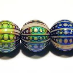 Sea  orb Mirage Bead Color changing 11mm x5 Beads