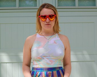 Marbled Crop Top MEDIUM