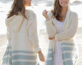 Cardigan di Lana con cappuccio - marca Cycle Prezzo