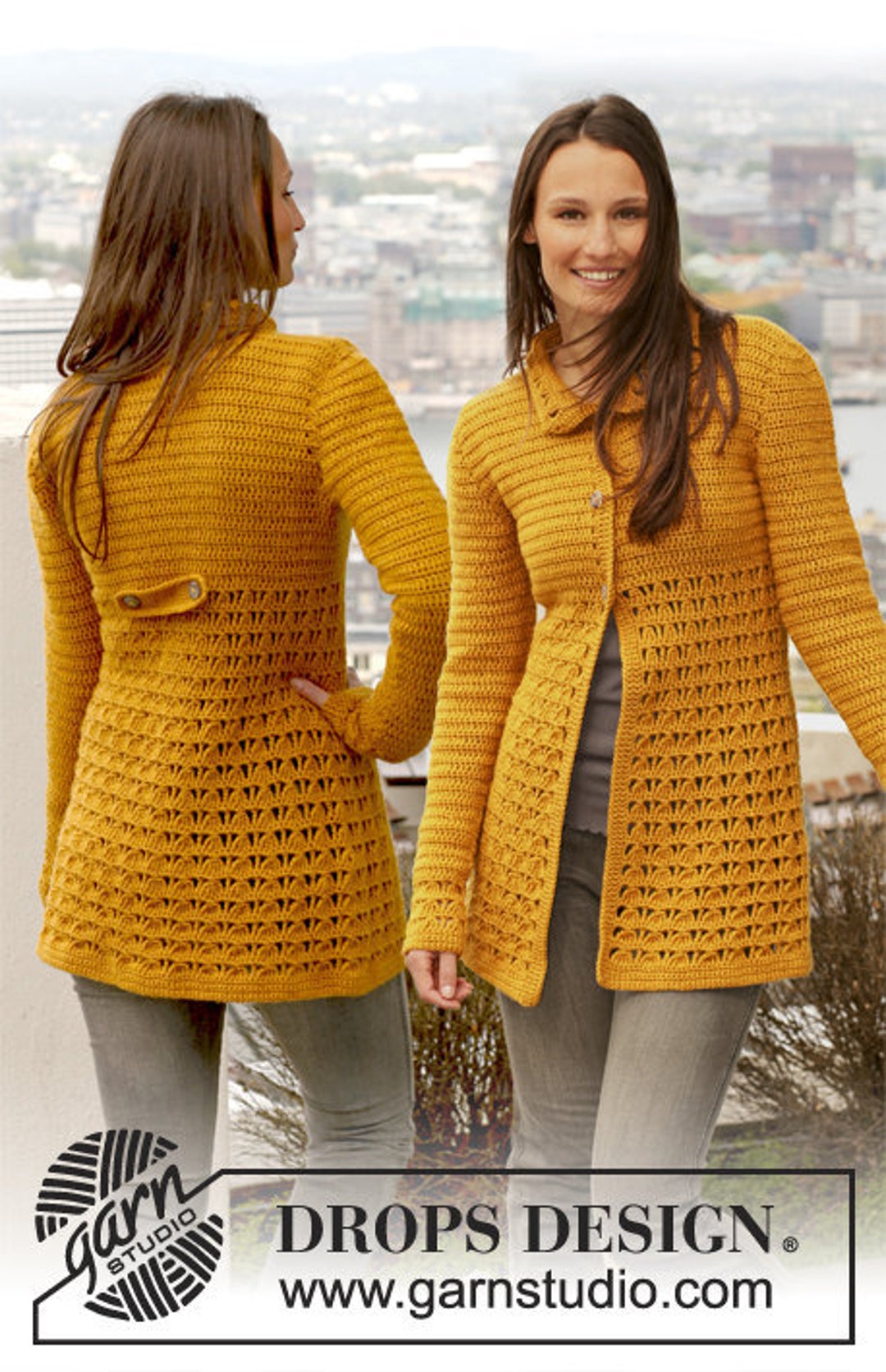 Chaqueta de ganchillo de lana cárdigan de - España