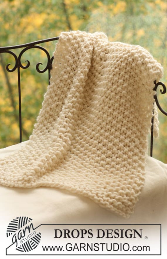 Copertina lavorata a maglia in lana, coperta neonato, culla