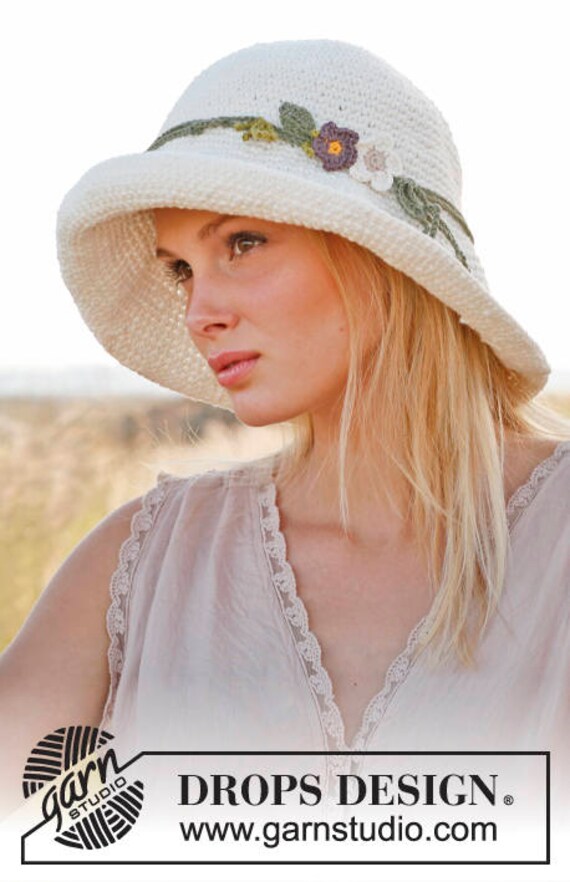 Berretto Slouchy Boho Uncinetto Fatto A Mano – Bianco Morbido – Unisex