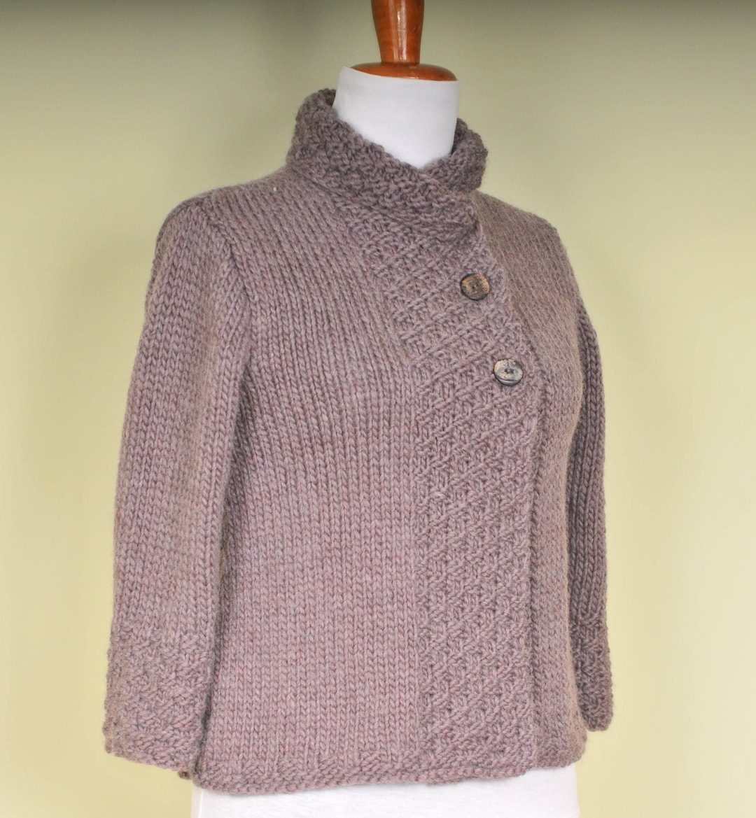 ジャケット on&on Round Neck Handmade Wool Jacket NEW4WJ913_9C il_1080xN.1279282179_g8ue.jpg