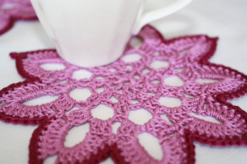 Crochet coaster Pattern PDF image 2