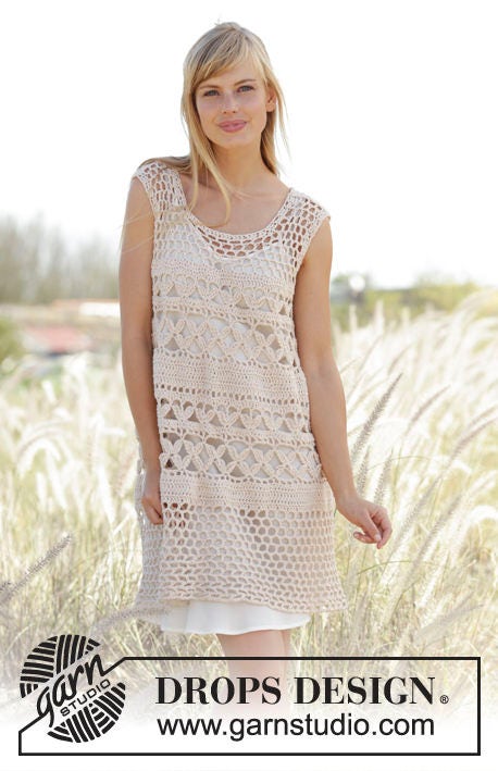 Herlipto Linen-blend Crochet SummerDress | myglobaltax.com