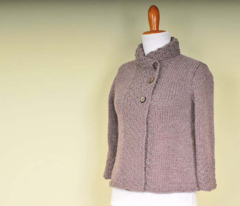 READY TO SHIP. Knitted Woolen Jacket Women Jacket Winter Etsy