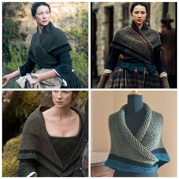 Outlander Claire Shawl Series Inspired Shawl Claire Knitted Shawl Striped Alpaca Triangle. No Acrylic. 100 Natural Fibers. SELECT COLOR Etsy