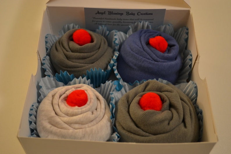 Baby Boy Cupcake Gift Legend In The Making Set 3 Etsy