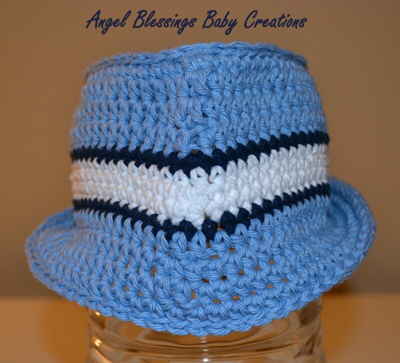 Fedora Hat Baby Boy Fedora Hat Photography Prop Light Blue Etsy