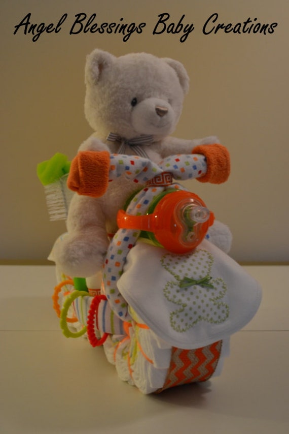 Gateau De Couches Moto Sexe Neutre Ours En Peluche Shower De Etsy Gateau De Couches Moto Sexe Neutre Ours En Peluche Shower De Etsy