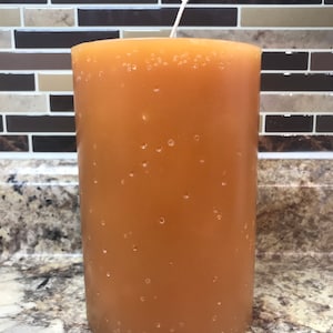 4x6 Scented Pillar Candle Handmade Custom Made