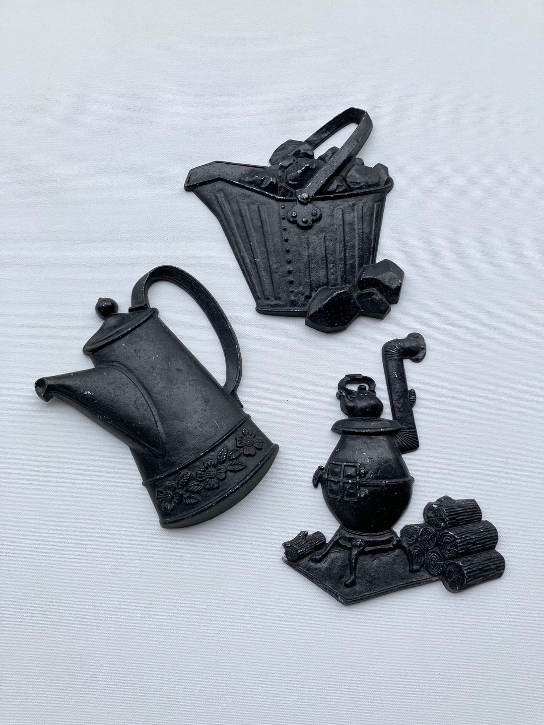 Vintage Sexton Wall Plaques Set of 3 Vintage Wall Decor - Etsy