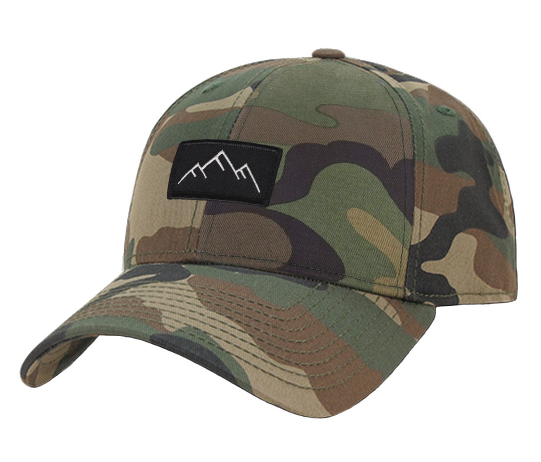 Mountain Hat Camo Snapback Camo Outdoor Hat Camo Hunting Etsy