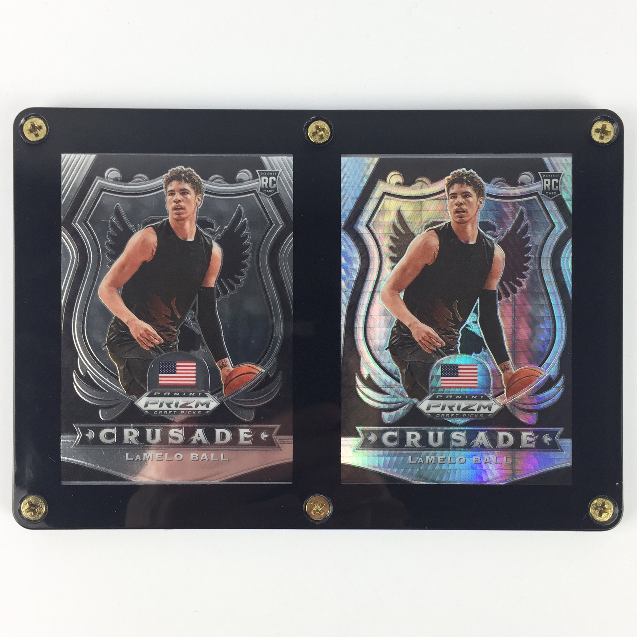 lamelo ball basketball card display includes rare rookie card etsy lamelo ball basketball card