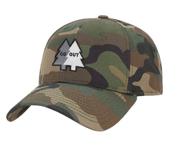 Go Out Hat Camo Snapback, Camo Outdoor Hat, Camo Hunting Hat, Snowboard  Hat, Ski Hat, Mens Camo Hat 