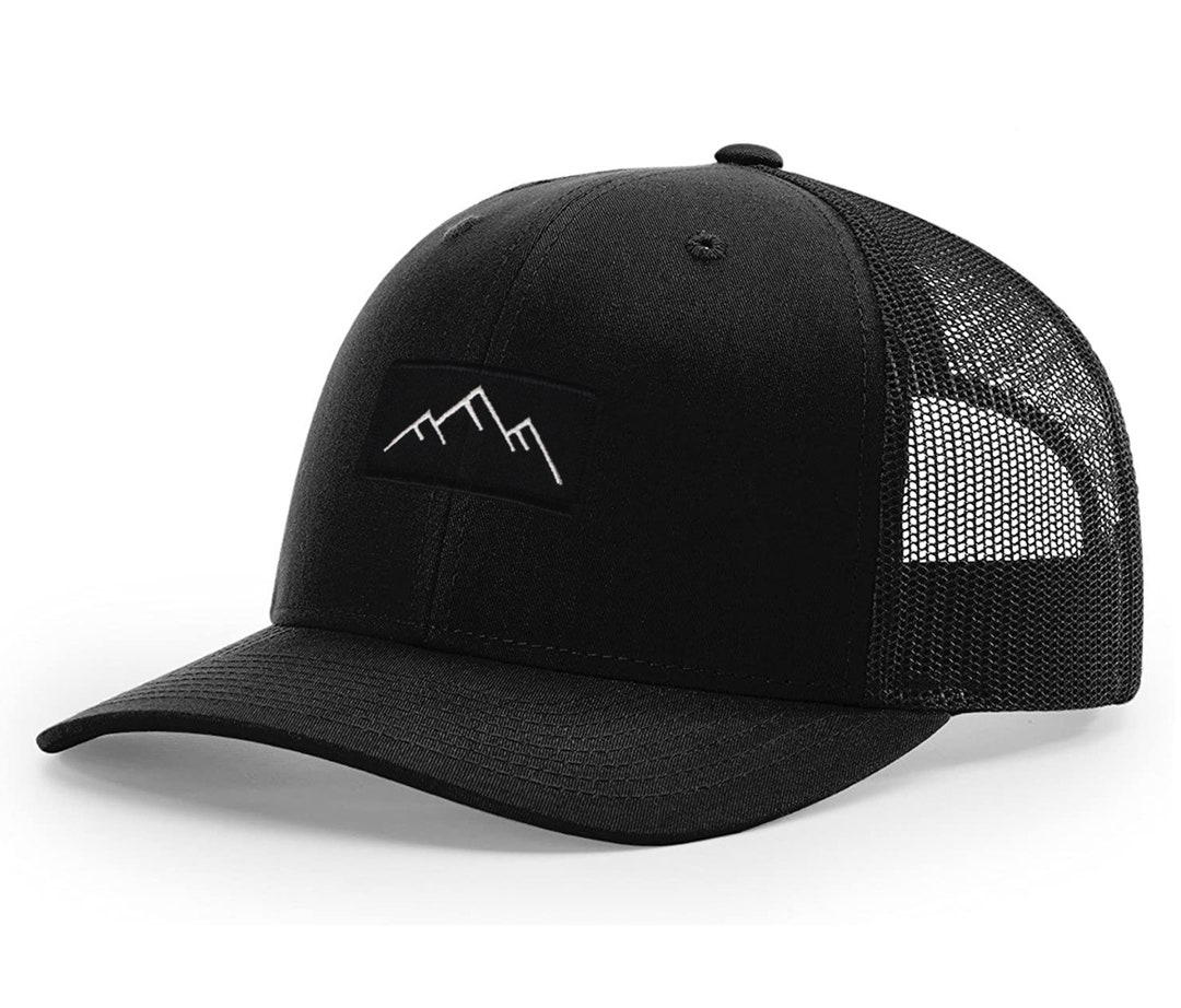Mountain Trucker Hat Mesh Hiking Hat Mesh Hunting Hat Etsy