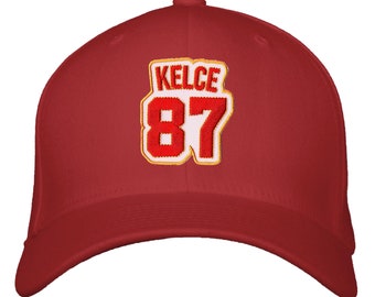 Travis Kelce Hat Football Jersey Casquette de baseball Rouge ou Blanc