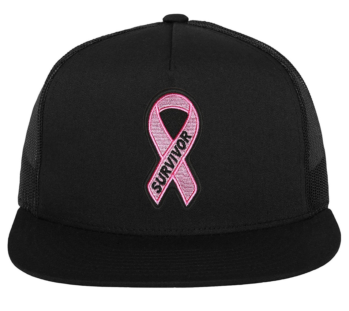 Breast Cancer Survivor Hat Pink Ribbon Awareness Color Style | Etsy