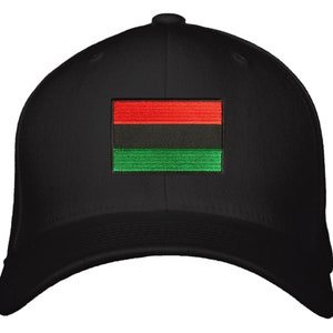 Pan Africa Flag Hat RBG African American Black Liberation