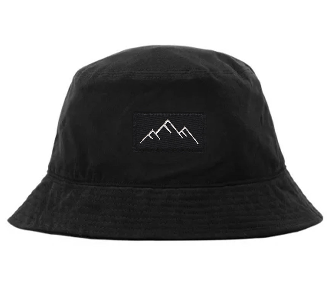 Mountain Bucket Hat Outdoor Bucket Hat Camping Bucket Hat Etsy