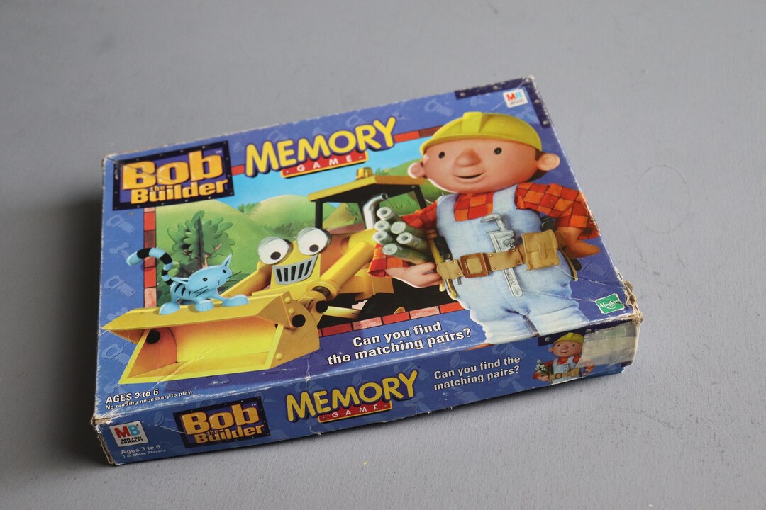 Vintage Bob the Builder Memory Game - Children's Game - Etsy