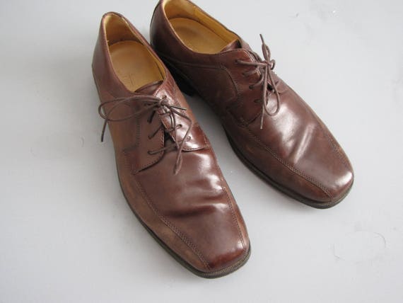 Vintage Brown Leather Florsheim Imperial Shoes - … - image 1