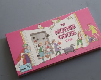 Vintage 1989 Mother Goose Board Game - Children's Game - new old stock