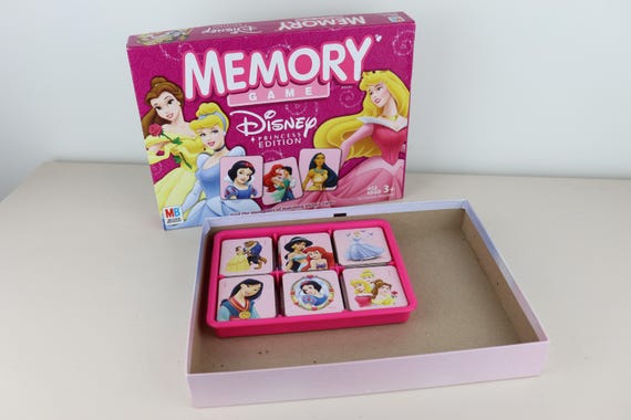 Vintage 2004 Disney Princess Edition Memory Game - Milton Bradley