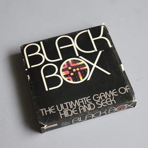 Vintage Black Box Game - Parker Brothers - Hide and Seek Game - Etsy