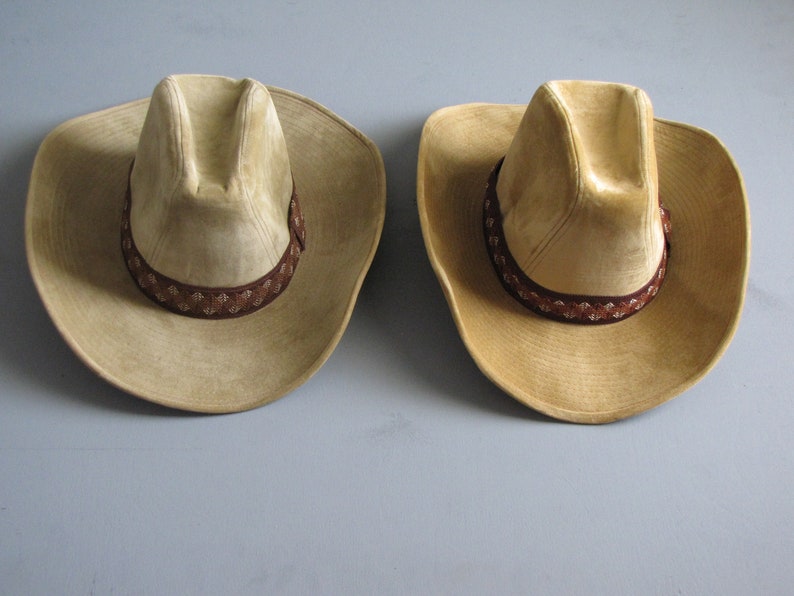 size M Size 7 to 7 18 Vintage Mens or Womens Felt Western Cowboy Hat