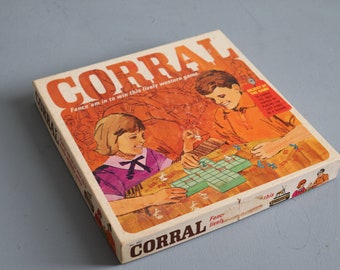 Vintage Corral Game - Fence Game, Western Game