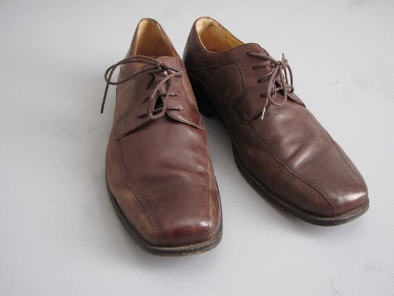Vintage Brown Leather Florsheim Imperial Shoes - … - image 2