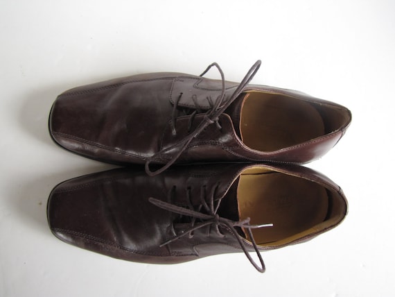 Vintage Brown Leather Florsheim Imperial Shoes - … - image 7