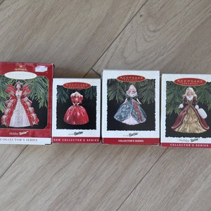 YOUR CHOICE:  Vintage Barbie Christmas Tree Ornament - Hallmark