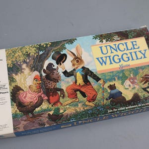 Vintage 1988 Uncle Wiggily Board Game - Milton Bradley