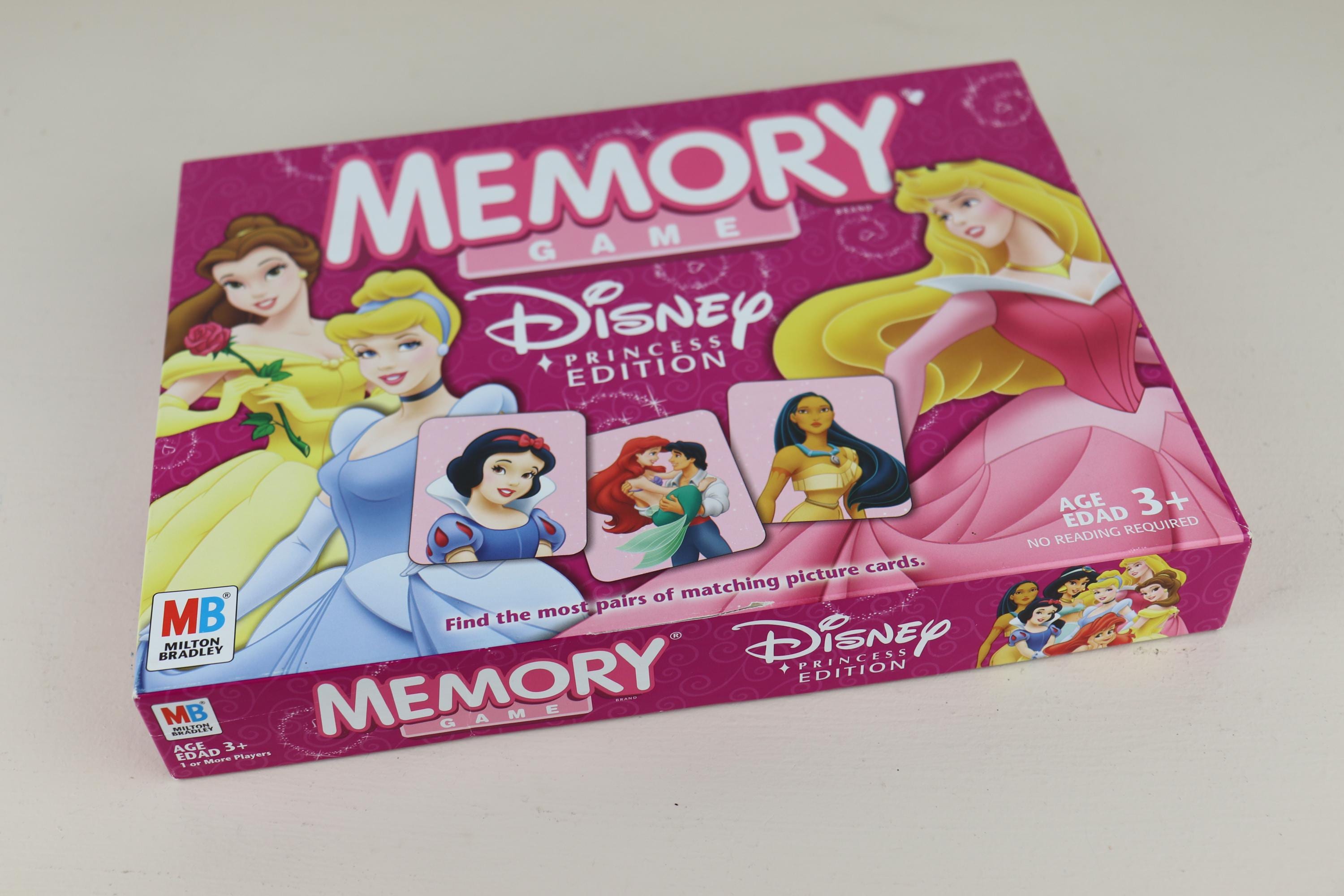 Vintage 2004 Disney Princess Edition Memory Game - Milton Bradley