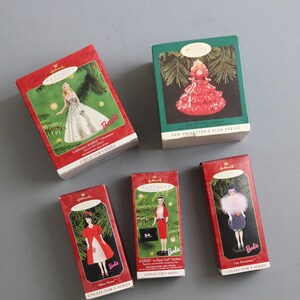 YOUR CHOICE:  Vintage Barbie Christmas Tree Ornament - Hallmark