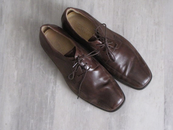 Vintage Brown Leather Florsheim Imperial Shoes - … - image 3