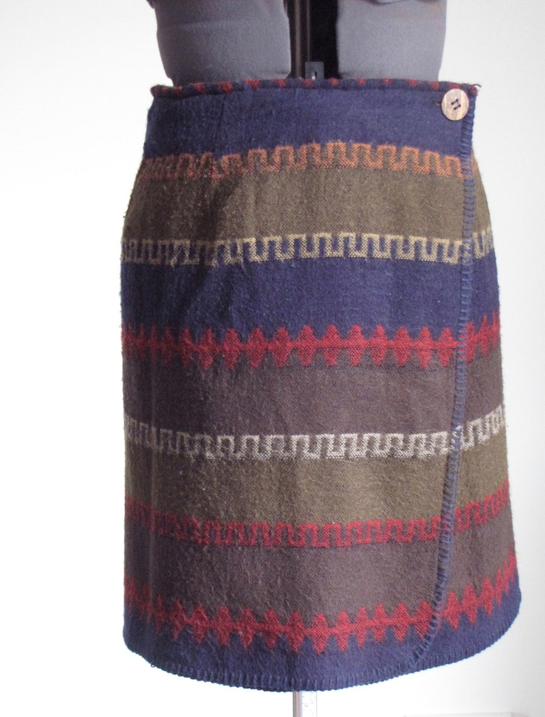 Size 6 Vintage Southwest Wrap Skirt