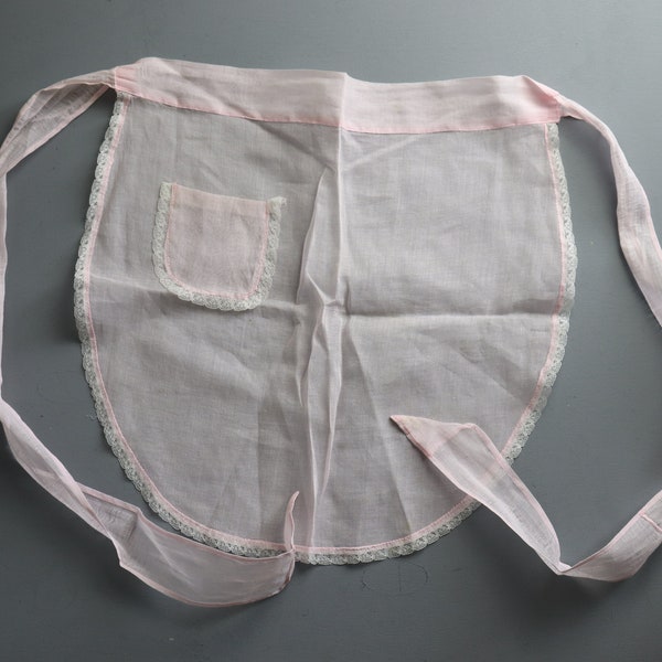 YOUR CHOICE:  Vintage 1960's Sheer Half Apron