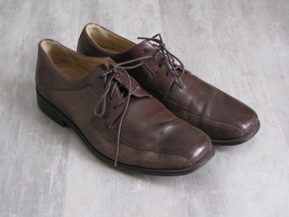 Vintage Brown Leather Florsheim Imperial Shoes - … - image 4