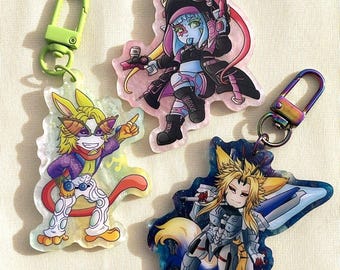 Arcadion Cruiser Weight ~ Dancing Green / Sugar Riot / Howling Blade ~ Pearlescent acrylic charms